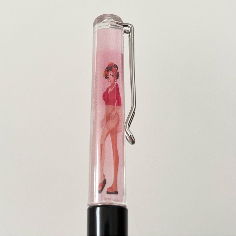 Naked Girl Floaty Pen Stripper Vintage Style Anime Asian Japanese Model